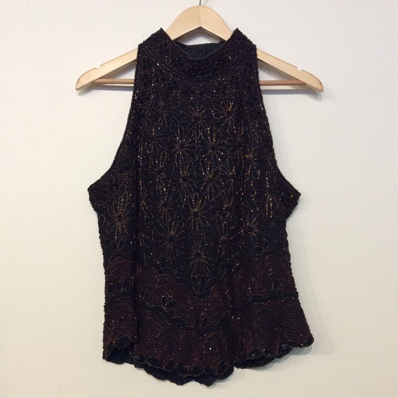 Papéll Boutique Tops - Papéll Boutique Beaded Top Papéll Boutique Tops - Papéll Boutique Beaded Top